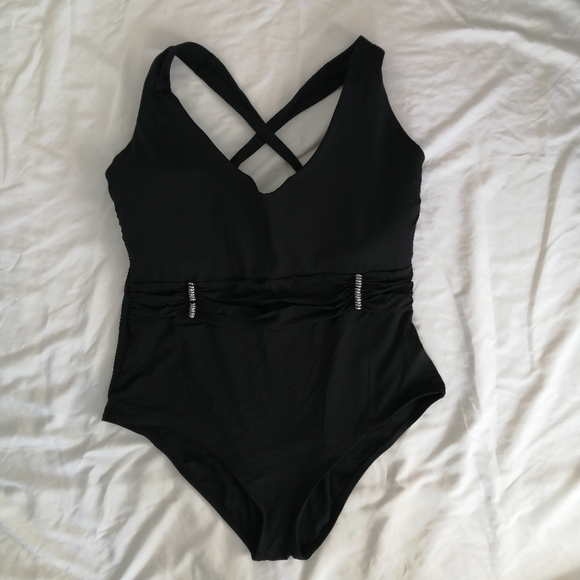 NWOT Becca By Rebecca Virtue Plus Size One Piece Bathing Swim Suit 3X (22-24) - Picture 4 of 16